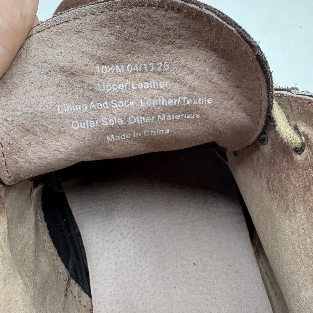 Banana Republic Mens Brown Suede Chukka Desert Boots Size 10.5 M 04/13 25